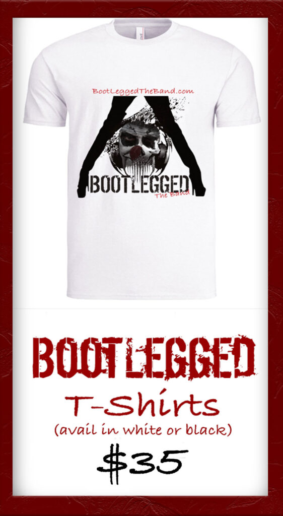 Men's BootLegged White Skull T-Shirt