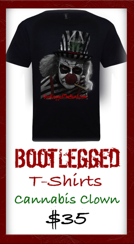 Men's BootLegged Clown T-Shirt with Joint